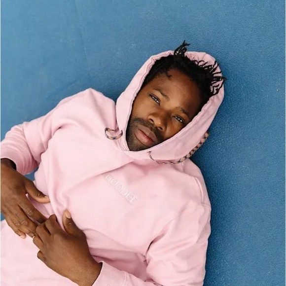 Goodee x KOTN “Dusty Rose” Pink Oversized Fleece Hoodie M - Picture 1 of 8